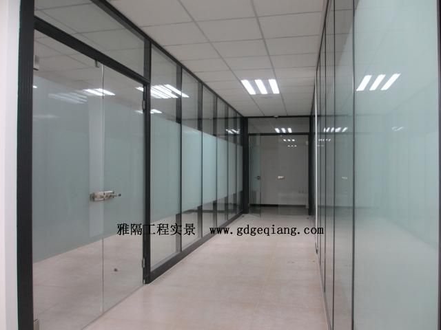款式名称:办公室隔墙玻璃门 常规尺寸宽*