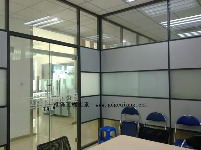 款式名称:办公室隔墙玻璃门 常规尺寸宽*